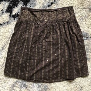 Boho Sequin Skirt!! - Fossil size 4
